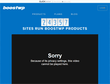 Tablet Screenshot of boostwp.com